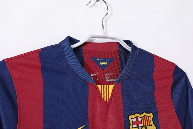 Long sleeves: Barcelona home vintage 3B for 2014/15 #8