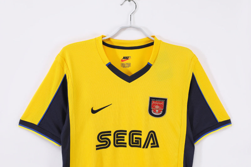 2000/01 Arsenal Away Yellow 8A #12
