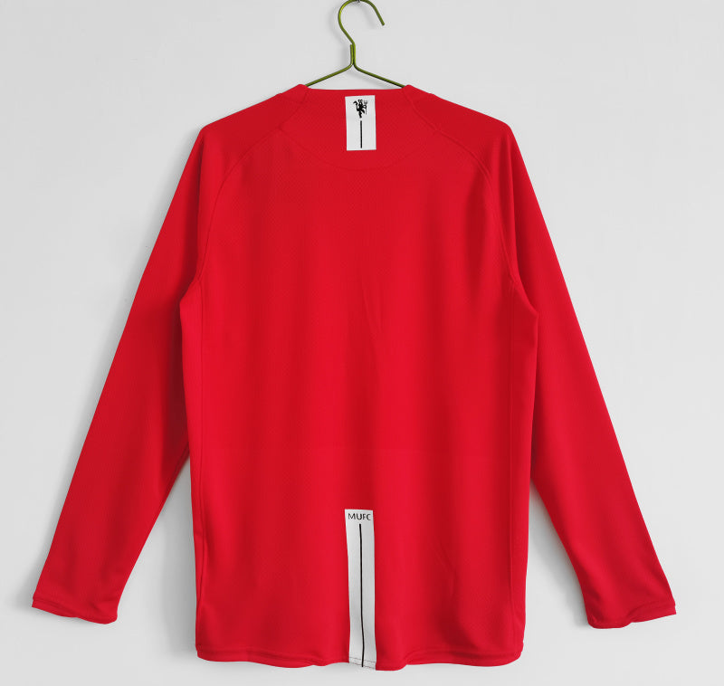 Long Sleeve: 2007/08 Manchester United Home League Edition 0B #1
