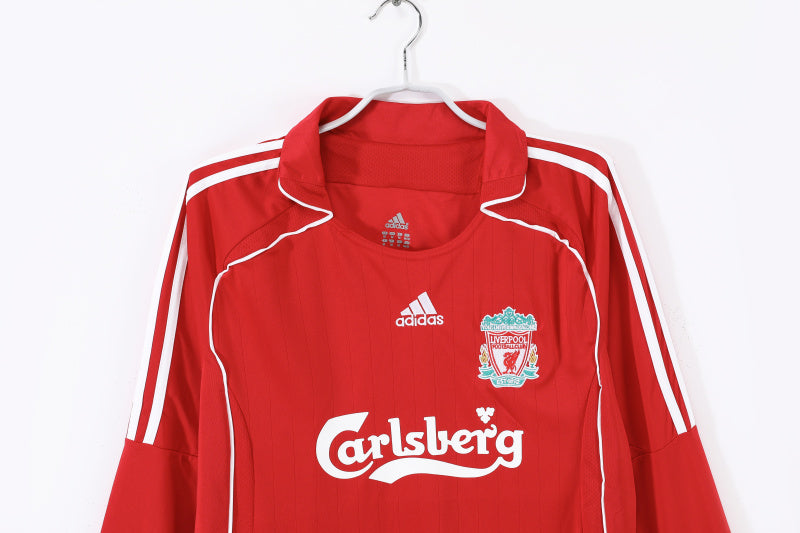 Long sleeves: Liverpool home vintage top 3B for 2006/07 #9