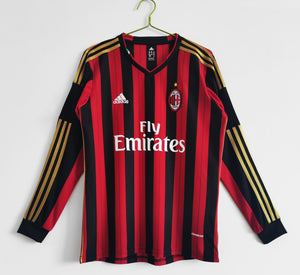 AC Milan - 2013/2014 Home  - Long Sleeve