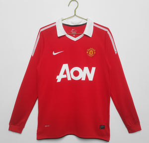 Manchester United - 2010/2011 Home - Long Sleeve