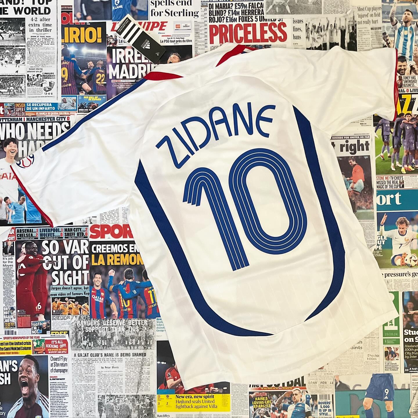 France - 06/07 Away - Zidane