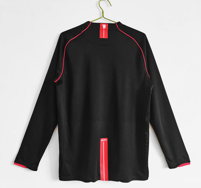 Long Sleeve: 2007/08 Manchester United Away Vintage 3B #10