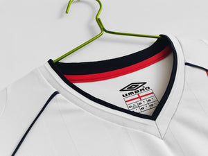 Long Sleeve: England Home Vintage 5B 2002 Season #9