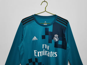 Long Sleeve: 2017/18 Real Madrid II Away Vintage 0B #5