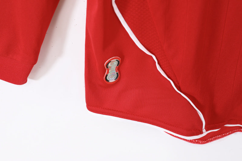 Long sleeves: Liverpool home vintage top 3B for 2006/07 #5
