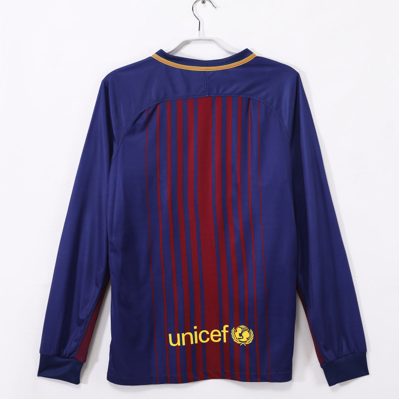 Long sleeves: Barcelona home 3B for the 2017/18 season #3