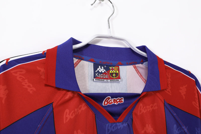 Long sleeves: Barcelona home 3B in 1995/97 #5
