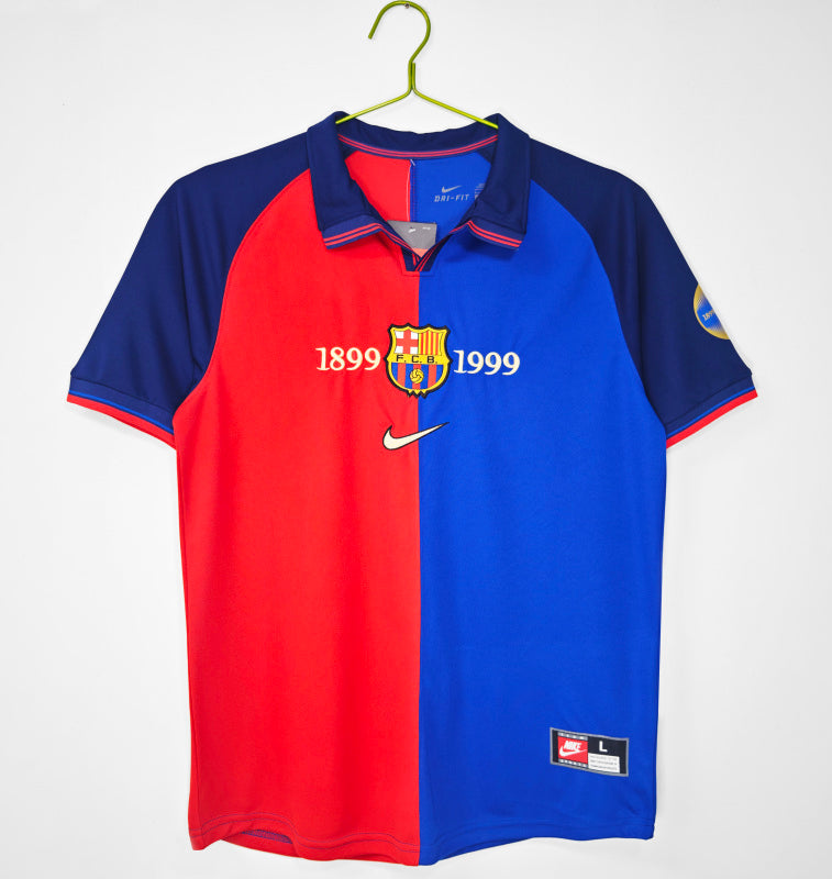 1999/00 Barcelona Home Stadium Centenary Edition Vintage 5A #9