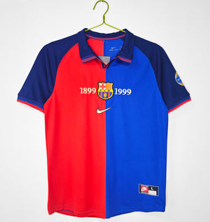 1999/00 Barcelona Home Stadium Centenary Edition Vintage 5A #9
