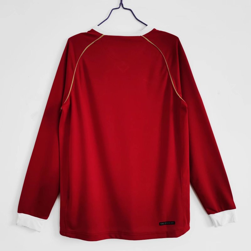 Long Sleeve: Manchester United Home 3B 2006/07 #9