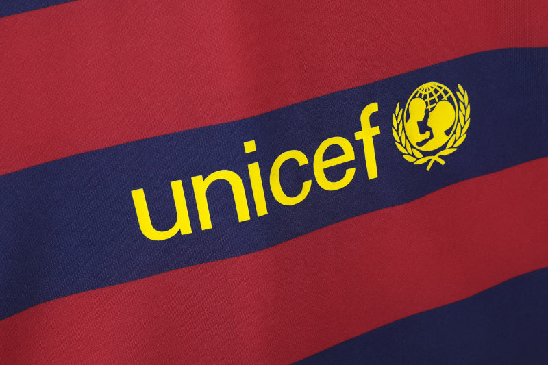 Long Sleeve: Barcelona Home 3B 2015/16 #1