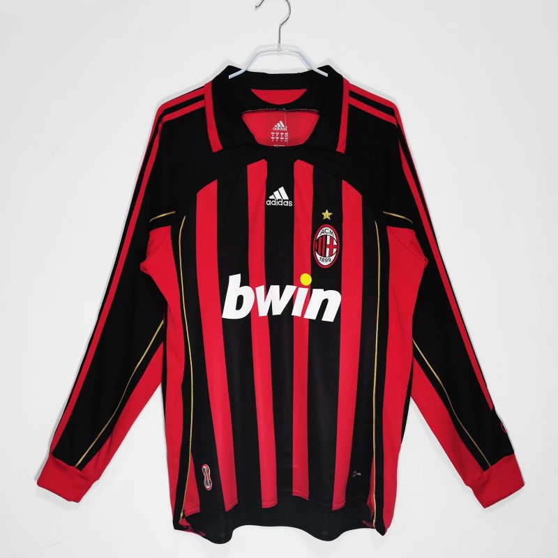 Long Sleeve: AC Milan Home 3B 2006/07 #12