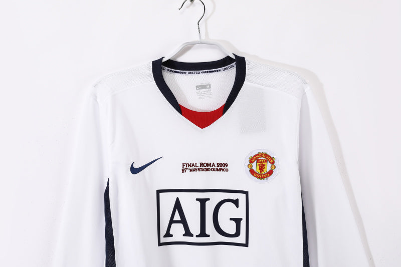 Long sleeves: Manchester United away Champions League 3B 2008/09 #8