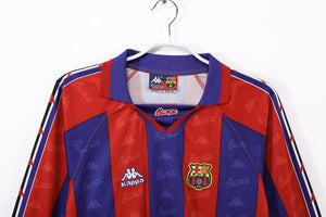 Long sleeves: Barcelona home 3B in 1995/97 #6