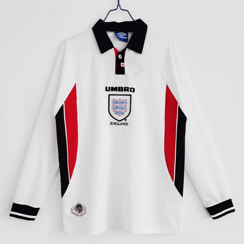 Long Sleeve: England Home 3B 1998 Season #9