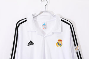 Long sleeves: Real Madrid home vintage 3B 2002/03 #8