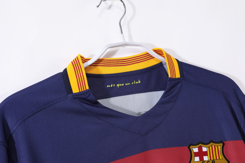Long Sleeve: Barcelona Home 3B 2015/16 #8