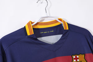 Long Sleeve: Barcelona Home 3B 2015/16 #8
