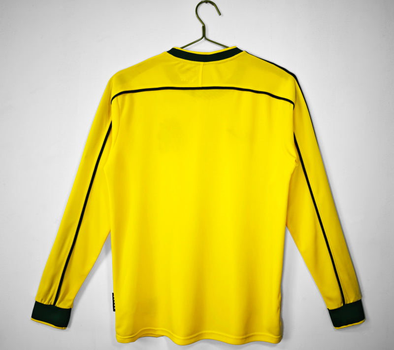 Long Sleeve: Brazil Home 0B 1998 Season #8