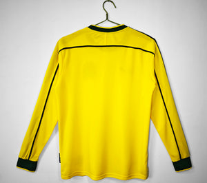 Long Sleeve: Brazil Home 0B 1998 Season #8