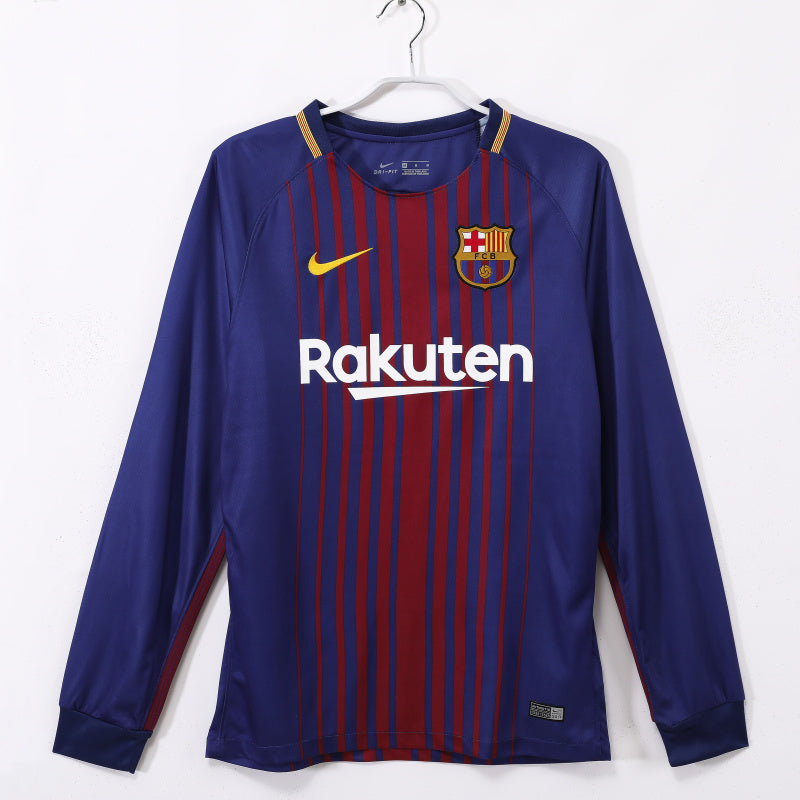 Long sleeves: Barcelona home 3B for the 2017/18 season #9