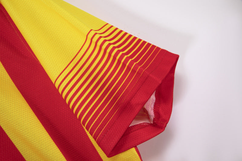 2013/14 Barcelona Away Yellow Vintage 5A #4
