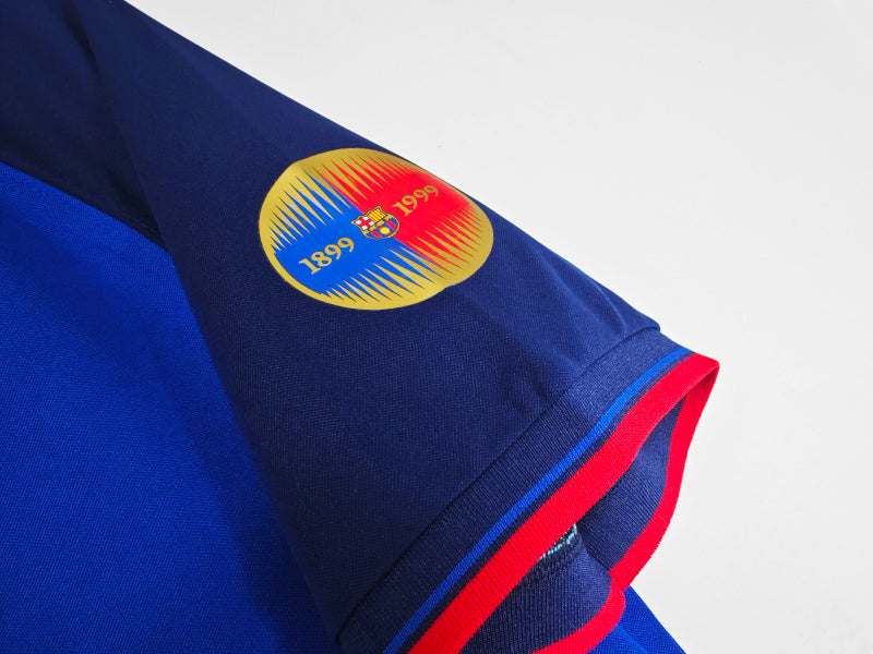1999/00 Barcelona Home Stadium Centenary Edition Vintage 5A #4