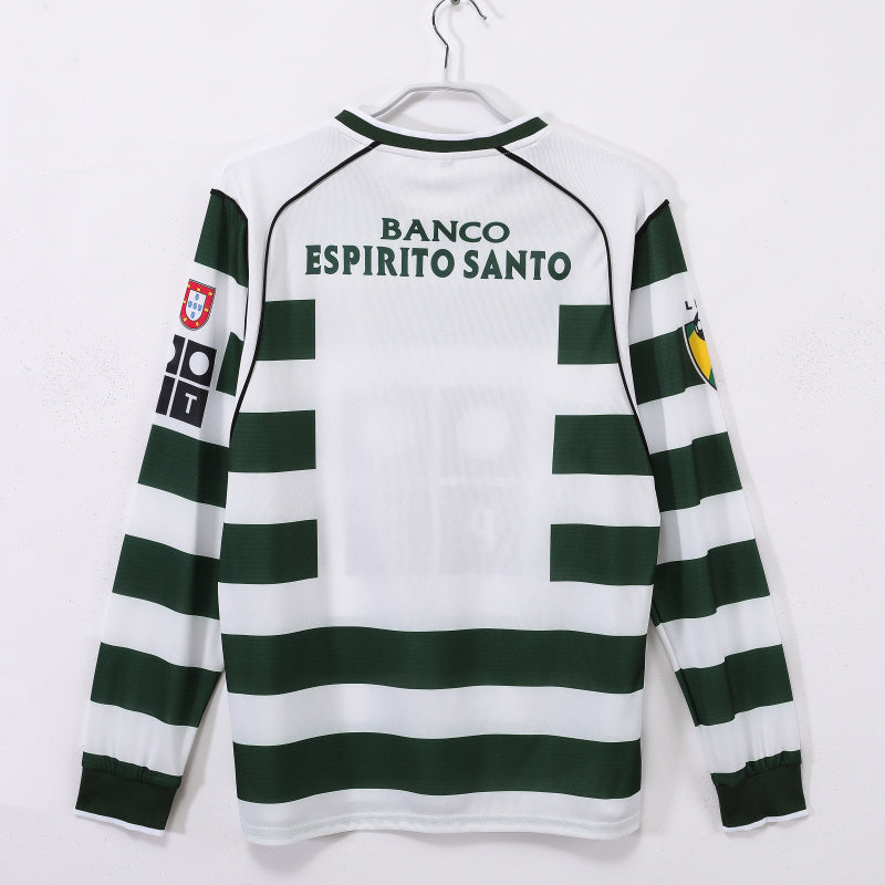 Long sleeves: Lisbon home vintage 3B for the 2001/03 season #3