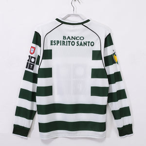 Long sleeves: Lisbon home vintage 3B for the 2001/03 season #3
