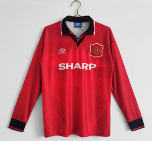 Long Sleeve: 1994/96 Manchester United Home Top 3B #7