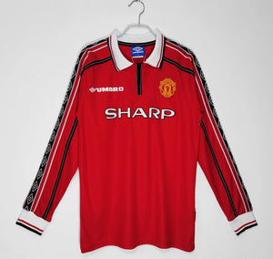 Long Sleeve: Manchester United Home 3B 1998/99 #12