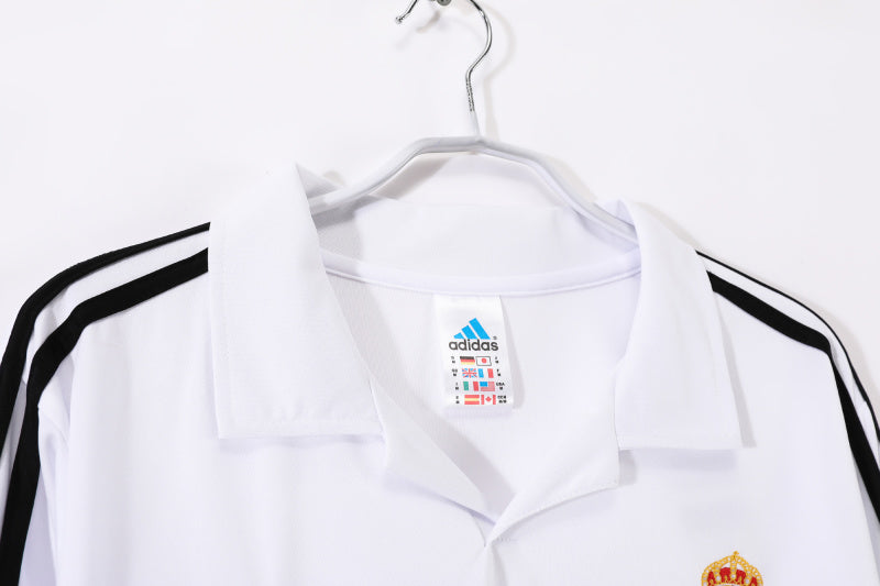 Long sleeves: Real Madrid home vintage 3B 2002/03 #7