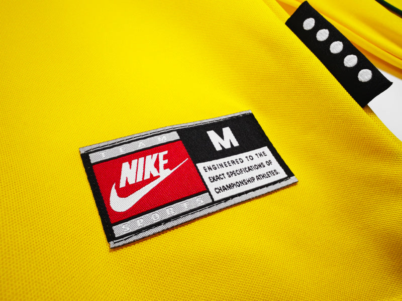 Long Sleeve: Brazil Home 0B 1998 Season #4