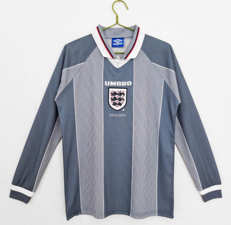 Long Sleeve: England Away Tops 1996 Season 3B #7