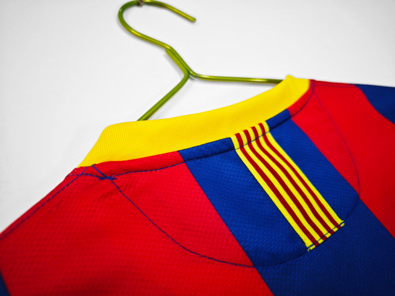 Long Sleeve: Barcelona Home 3B 2010/11 #2