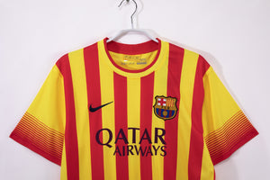 2013/14 Barcelona Away Yellow Vintage 5A #10