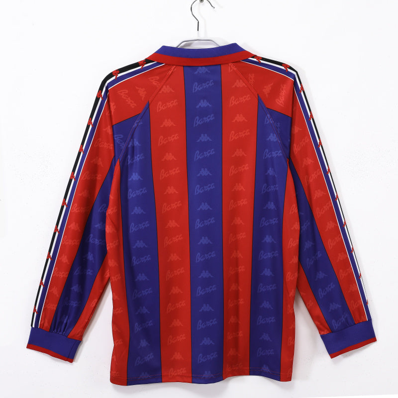 Long sleeves: Barcelona home 3B in 1995/97 #2