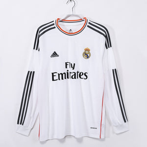 Long sleeves: Real Madrid home vintage 3B for the 2013/14 season #8