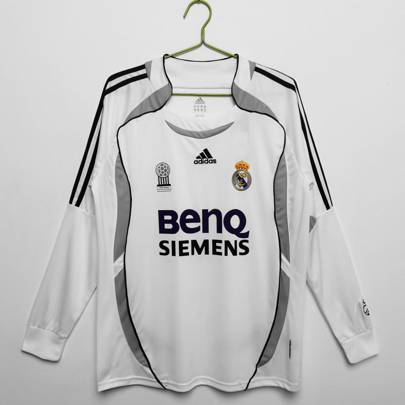 Long Sleeve: Real Madrid Home 3B 2006/07 #13