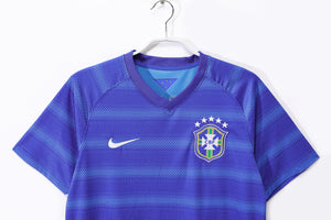 2014 Brazil Away Retro 8A #10