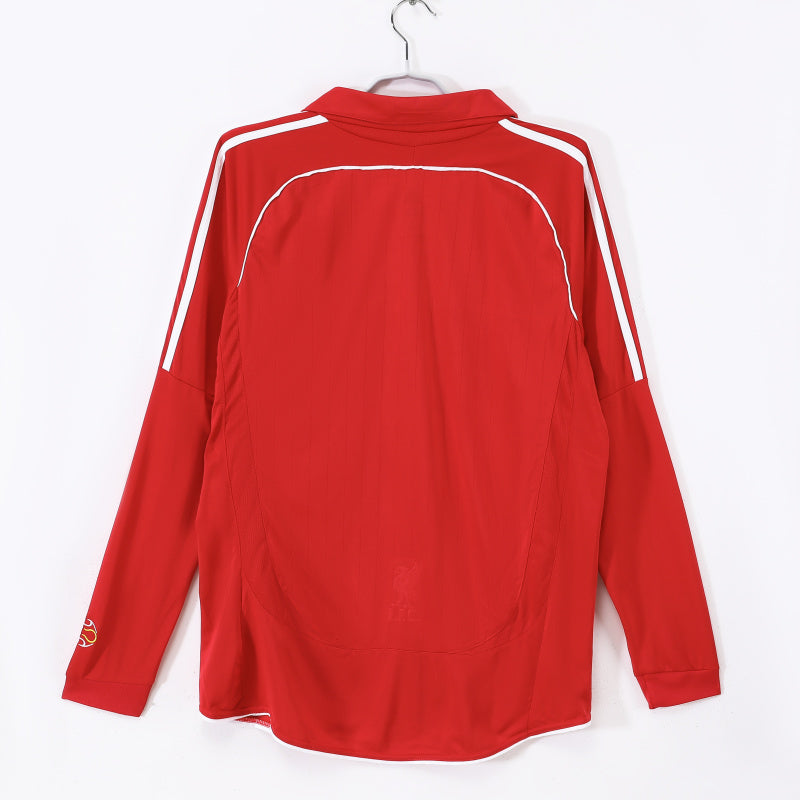 Long sleeves: Liverpool home vintage top 3B for 2006/07 #3