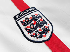 Long Sleeve: England Home Vintage 5B 2002 Season #8