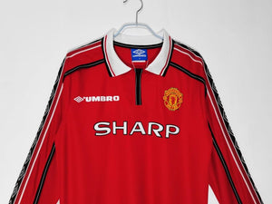 Long Sleeve: Manchester United Home 3B 1998/99 #2