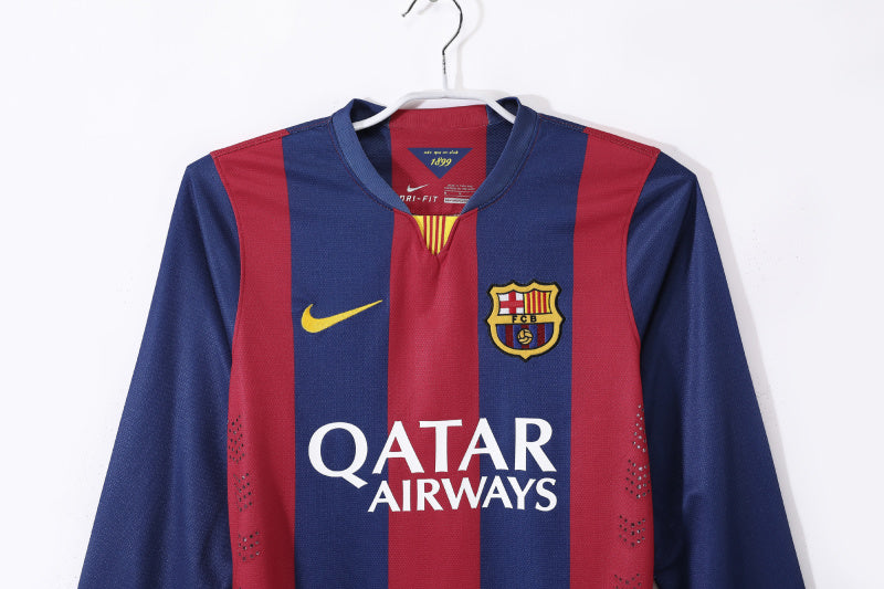 Long sleeves: Barcelona home vintage 3B for 2014/15 #9