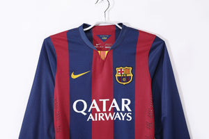 Long sleeves: Barcelona home vintage 3B for 2014/15 #9