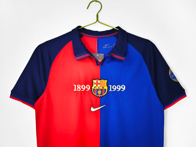 1999/00 Barcelona Home Stadium Centenary Edition Vintage 5A #2
