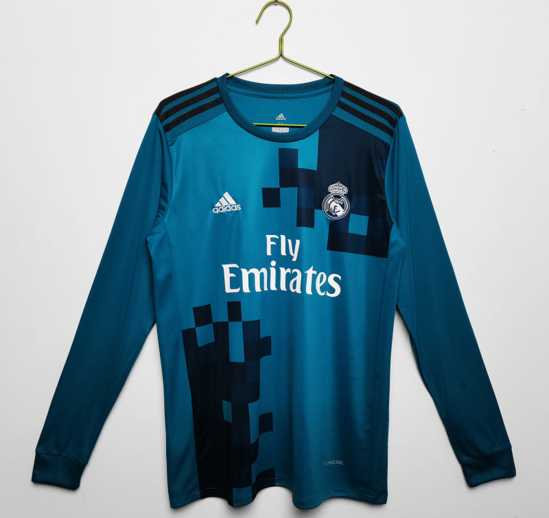 Long Sleeve: 2017/18 Real Madrid II Away Vintage 0B #9