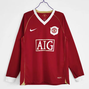 Long Sleeve: Manchester United Home 3B 2006/07 #10